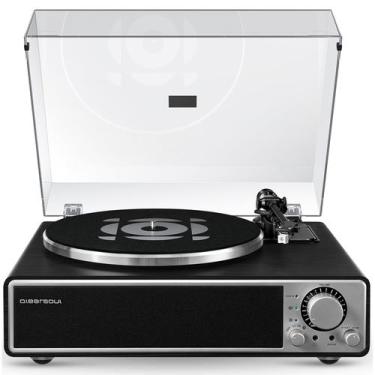 Imagem de Toca-discos de vinil QLEARSOUL ONE-Q Bluetooth 5.4 Preto