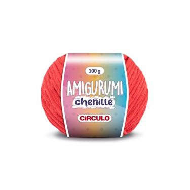 Imagem de Linha Amigurumi Chenille - Circulo - 100g - 110 metros - 909 TEX (3635-Paixão)