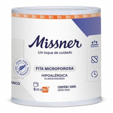 Imagem de Fita Cirurgica Microporosa Bege 5cm X 10m Missner