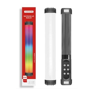 Imagem de Bastão Barra de LED RGB Portátil Vídeo Foto Tubo de Luz Cor Ajustável 2.700K-7.500 30cm Cores Colorido Tomate MLG-118RGB Light Fotografia Estúdio Criativo
