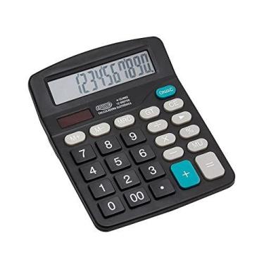 Imagem de Calculadora De Mesa 12 Dig. 18X14X4Cm Preta - BRW