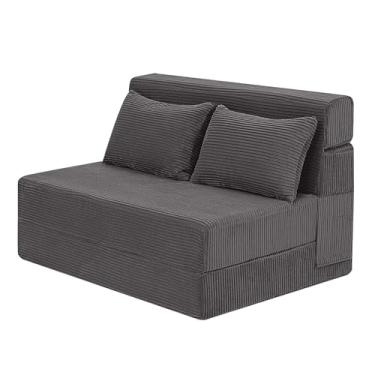 Imagem de MeMoreCool Cadeira dobrável para sofá-cama, cadeira dobrável para colchão de espuma