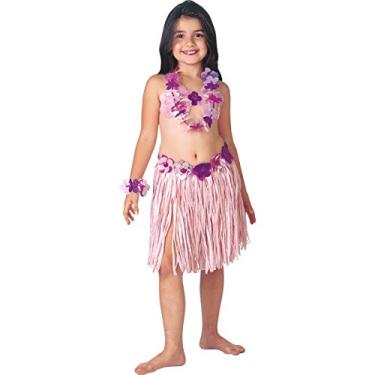 Imagem de Sulamericana Fantasias Havaiana Infantil, P 3/4 Anos, Roxo/Lilás