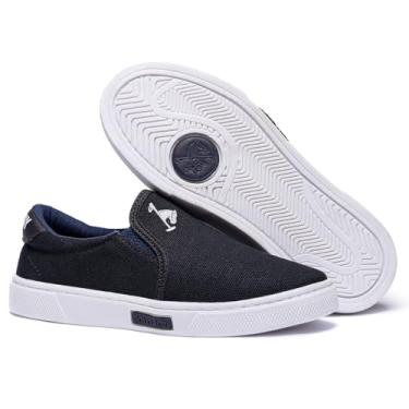 Imagem de Tênis Calce Facil Infantil Masculino Polo Joy Confortavel (Preto, BR, Criança de 9 a 12 anos, Numérico, 33)
