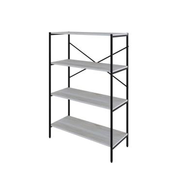 Imagem de Estante C/04 Prateleiras 118x80x33cm Tub Tueh1184 Snow - Snow /