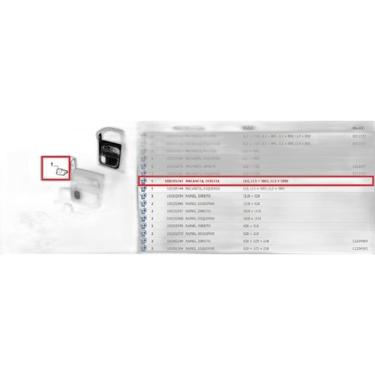 Imagem de Maçaneta Interna Da Porta Dianteira Direita Fiat Mobi / Novo
