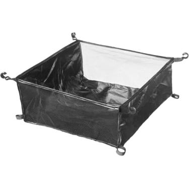 Imagem de Organizador De Mesa De Acampamento Bolsa De Malha Ao Ar Livre Cesta De Armazenamento Pendurável Suporte De Equipamento De Acampamento Organizador De Mesa Dobráve, Multi-coloured, long net bag