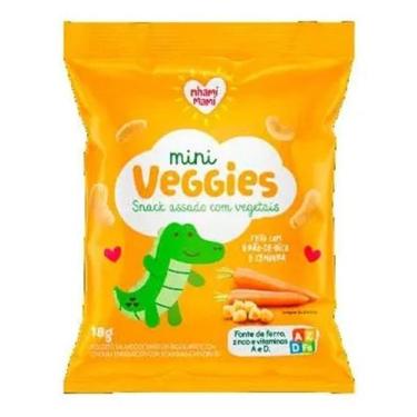 Imagem de Mini Veggies Snack Grão De Bico E Cenoura 18g Nhami Mami