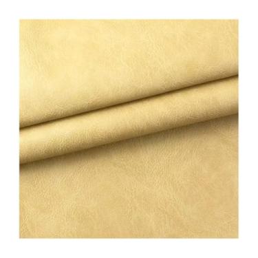 Imagem de 1 Pc Artificial Leather Fabric 50x138CM - Waterproof PU Material for Handmade Sofa Covers, Car Seat Repair, Craft Projects(28-Beige)