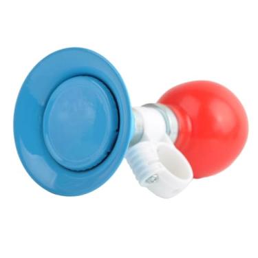 Imagem de predolo Buzina de Bicicleta Infantil para Guidão de 22 Mm, Som Alto E Nítido, Trompete Universal Portátil, Decoração para Bicicleta, de Bicicleta, Azul