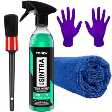 Imagem de Kit Sintra Fast 500ml Vonixx e Acessórios Para Estética Automotiva Karbox