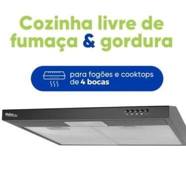 Imagem de Depurador De Ar Exaustor 60 Cm Parede Para Cozinha 127v 3 Velocidades 