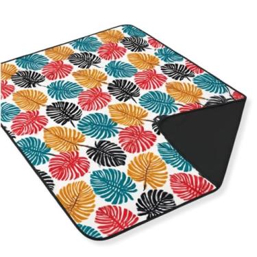 Imagem de Esteira de Praia de CASAL - impermeável térmico duas faces (Tropical colorida)