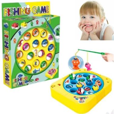 Imagem de Brinquedo Jogo Pega Peixe Pesca Maluca Pescaria Infantil - Atena