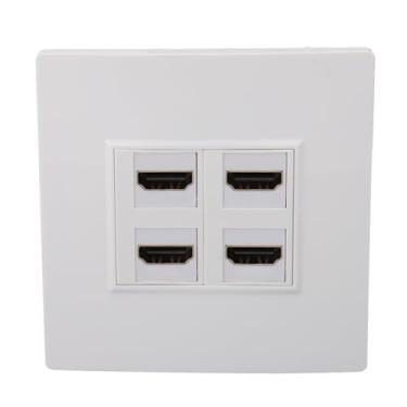 Imagem de RiToEasysports 4K 60 Hz Multimedia Interface Painel de Parede Fêmea para Fêmeas Caixa de Saída Feminina Projectors Versão 2.0