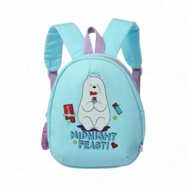 Imagem de Mochila Infantil We Bare Bears Ice Bear Fofa Miniso Original