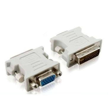 Imagem de Adaptador Dvi 24+5 Pinos Macho Para Vga 15 Pinos Fêmea