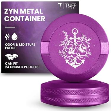 Imagem de TuffTynz - Lata de metal premium Zyn | Suporte Zyn | Recipiente de metal Zyn | Recipiente à prova de umidade e odor | Lata e organizador de alumínio Zyn | Lata de imersão | Zyn Tin | Presentes Zyn
