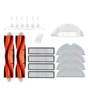 Imagem de Compatible With Dreame D9 / D9 Max/Trouver LDS Finder Robot Vacuum Roller Side Brush Mop Filter Water TankSpare Part Accessories(17pcs)