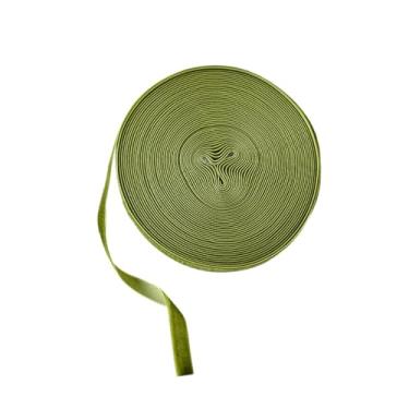Imagem de shamjina Fita de veludo natalina, decoração de Natal, fitas decorativas para laços de guirlanda de Natal, Verde