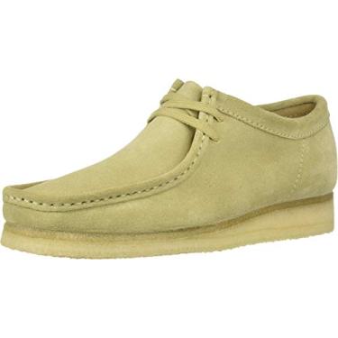 Imagem de Clarks Sapato masculino Wallabee, Camurça bordo, 39