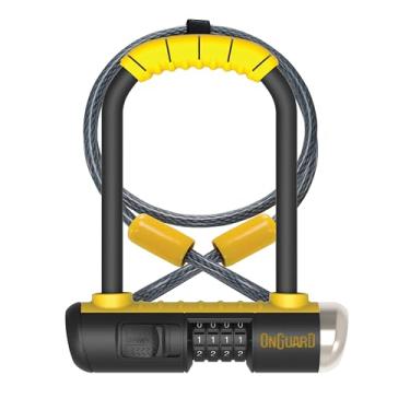 Imagem de ONGUARD Combinação de cabos Bulldog U-Lock, preto/amarelo