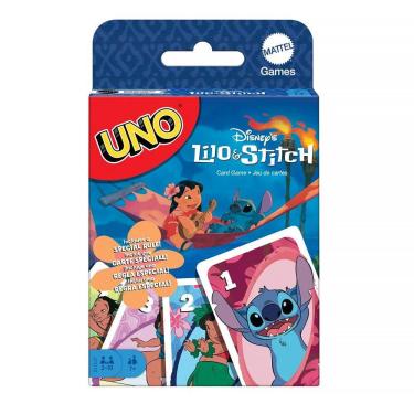 Imagem de Jogo de Cartas UNO Disney Lilo Stitch 112 Cartas JCC10 - Mattel