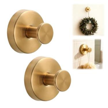 Imagem de Ganchos de ventosa para grinaldas, 2025 novos cabides de guirlanda sem broca de fixação forte para banheiro para portas da frente, ganchos de toalha de metal funcionais para chuveiros e espelhos de