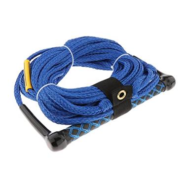 Imagem de Almencla Corda De Surf Flutuante De 75 Pés Com Alça - Eva Wake Surfing Rope - High Performance Wakeboard Tow Boat Surf Rope - Multipurpose Wakesurf Rope, Azul