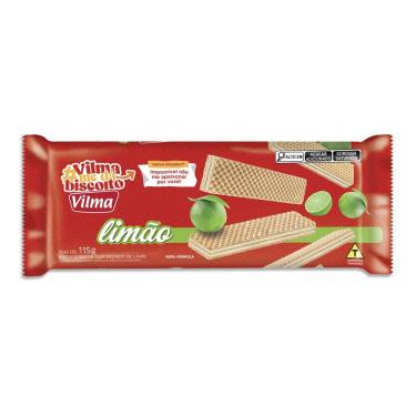 Imagem de Biscoito Wafer Vilma Sabor Limão 115g