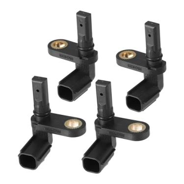 Imagem de Motoforti Sensor de velocidade da roda ABS dianteiro traseiro esquerdo direito, sensor ABS, para Toyota Tundra 2007-2017, metal plástico, nº 895420C020/895430C020, preto, 1 conjunto