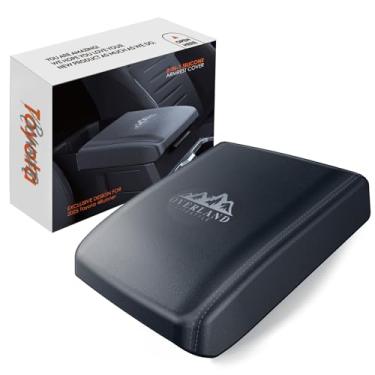 Imagem de WEIPIN Capa de apoio de braço para console central Toyota 4Runner 2025 2026 e bandeja de privacidade oculta 2 em 1 - [borracha de silicone líquido amigável e design OEM] - Capa fina para caixa de