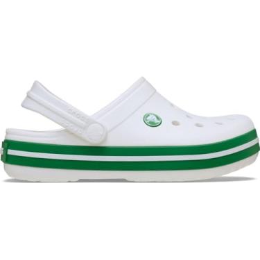 Imagem de Crocs Tamanco infantil Crocsfunlab Buzz Woody (Bebê/Criança pequena), Branco verde hera, 4 Toddler
