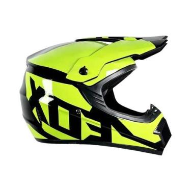 Imagem de Kit De Capacete De Motocross Para Adultos E Jovens Com Óculos MX E Luv