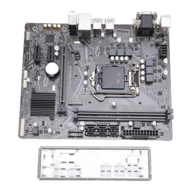 Imagem de Zyyini Placa-mãe B460M D2V, Teclado para Jogos LGA1200 64GB 2x DDR4 DIMM para CPU I9 I7 I5 I3 de 10ª Geração, Porta 6x S ATA III, Saída DVI e VGA, Slot M.2, USB 3.2