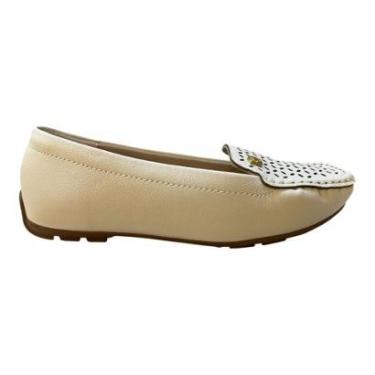 Imagem de Mocassim Feminino Modare Casual Ultraconforto Antiderrapante Superleve 7035.662 Creme-Feminino