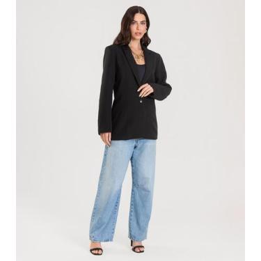 Imagem de Blazer Alfaiataria Feminino Endless Preto, GG, Preto