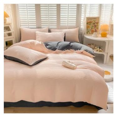 Imagem de Conjuntos de roupa de cama, capas de edredom, fronhas, conjuntos de lençóis, capas de edredom macias, cama de luxo em uma bolsa (tamanho P solteiro 3 peças)