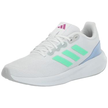 Imagem de Adidas Tênis de corrida feminino Lite Racer Rbn, Branco/Pulse Mint/Blue Dawn, 40