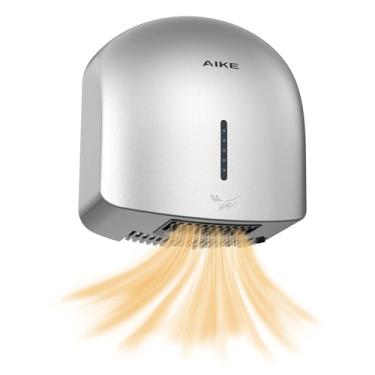 Imagem de AIKE GentleAir Secador de mãos quente, baixo ruído para casa e banheiros, AC220V-240V, Stardust Silver