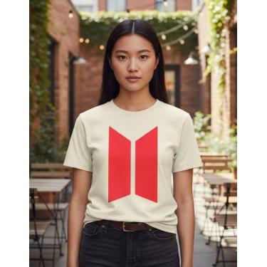 Imagem de Camiseta Bts Key Pop Coreano Modelo Unissex Estampa Frontal - - Missio
