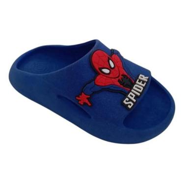 Imagem de Sandália Fechada Papete Homem Aranha Infantil Spider Chinelo - Genéric