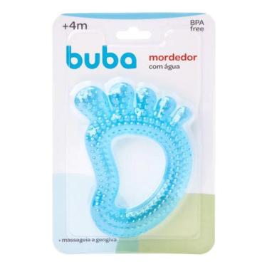 Imagem de Mordedor Buba Com Agua Pezinho Azul