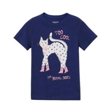 Imagem de Blusa Hering Infantil Menina Manga Curta Com Estampa-Feminino
