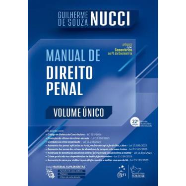 Imagem de Livro - Manual de Direito Penal - Volume Único - 22ª Edição 2026