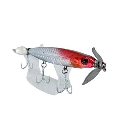 Imagem de Isca Artificial com Hélices Duplas 100F  Ideal para Tucunaré, Robalo e