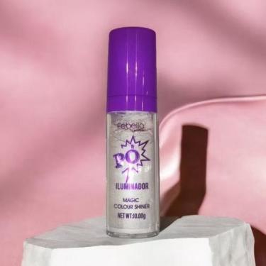 Imagem de Pó Iluminador Solto Facial Fada Magic Color Shiner Febella