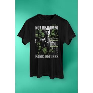 Imagem de Camiseta Harry Potter Aquele Que Não Deve Ser Nomeado - BANDUP, GG, PR