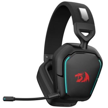 Imagem de Fone headset gamer sem fio mira h868 redragon preto