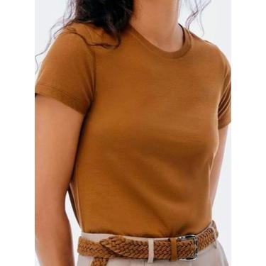 Imagem de Blusa Manga Curta Hering 0241 Feminina Básica Algodão T. P/EXG, M, H41